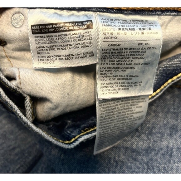 Levis Mens Jeans 505 Straight 38 W x 30 L - Picture 6 of 8